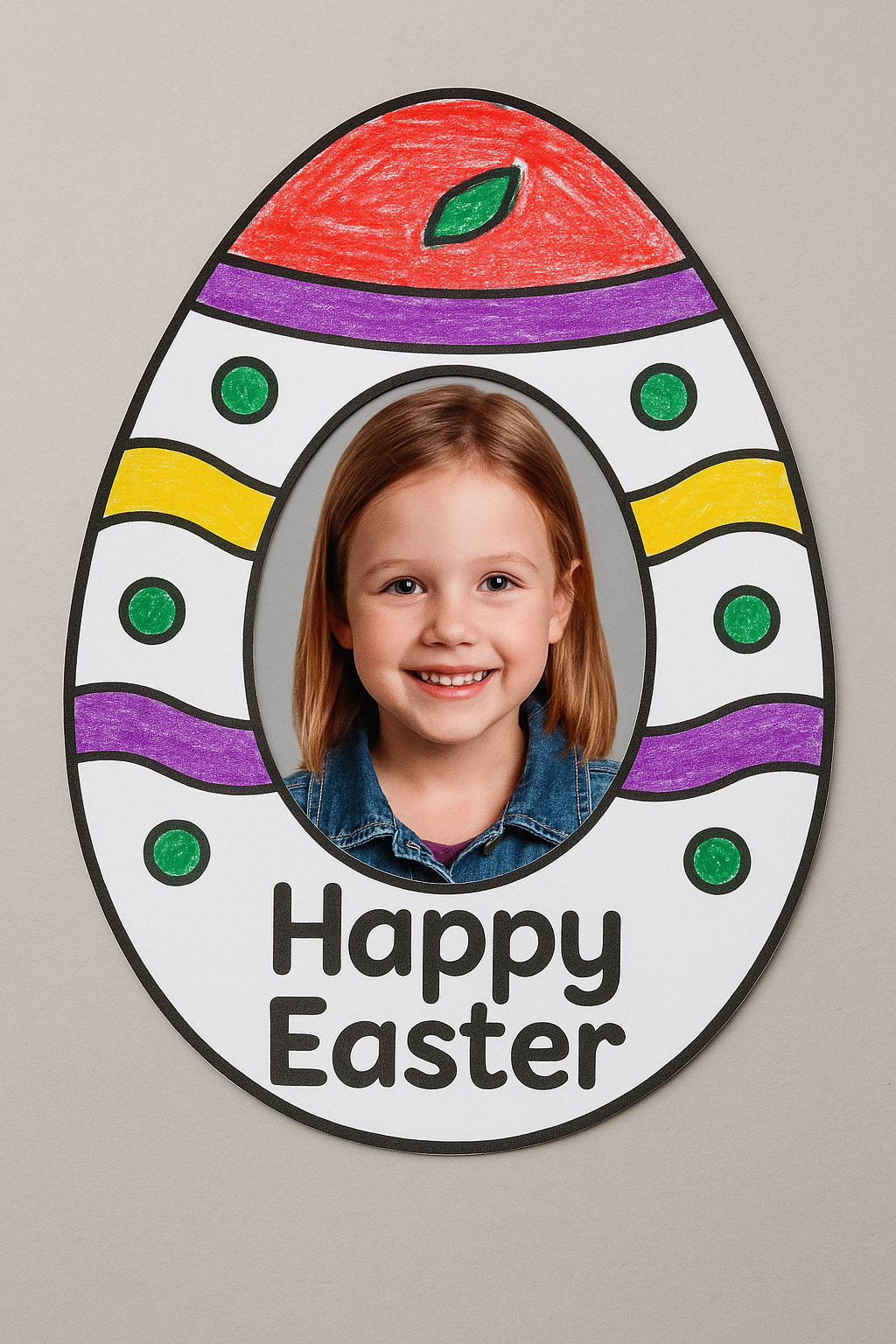 Easter photo frame
