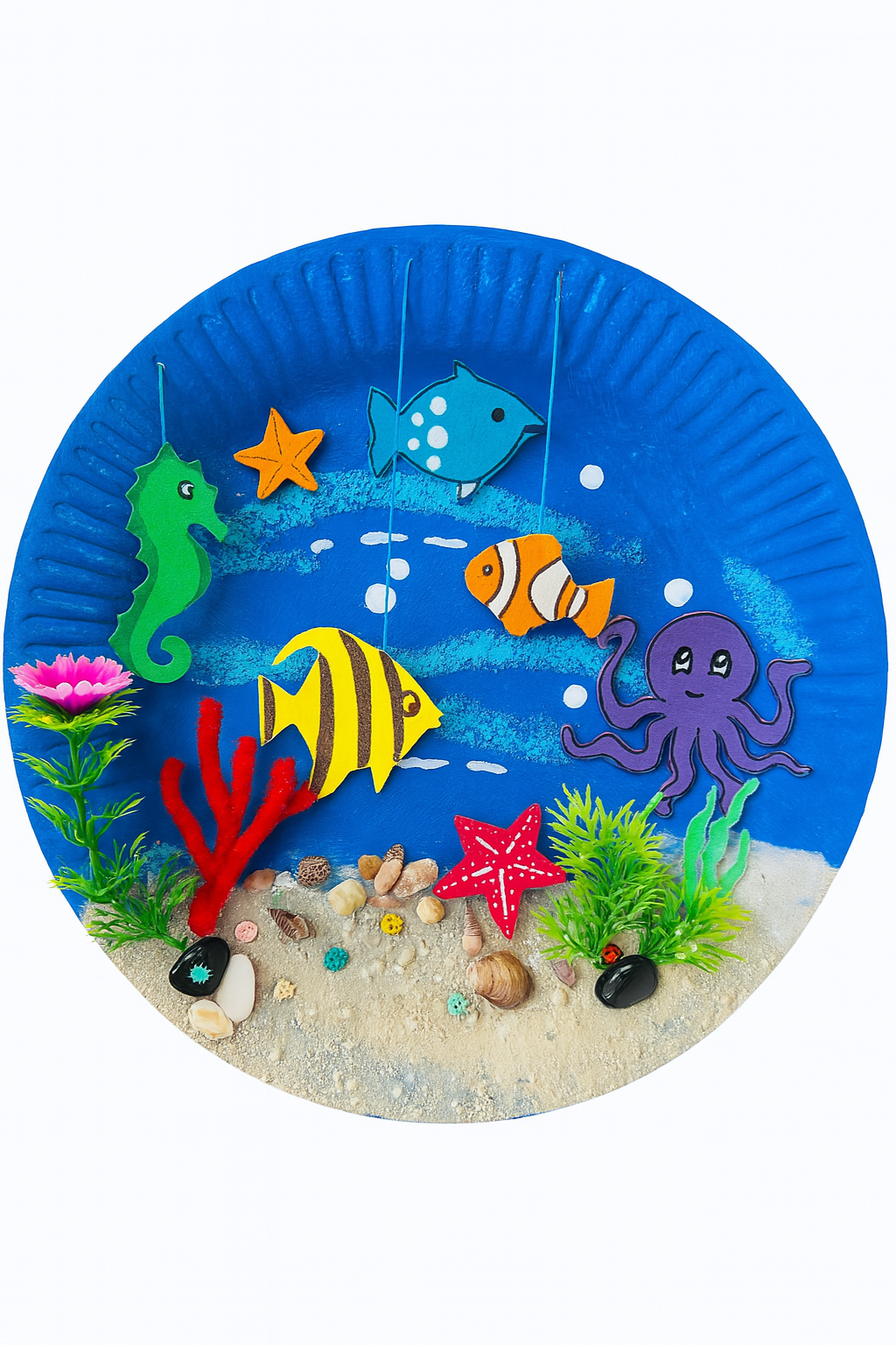 Aquarium Craft Using Paper Plate