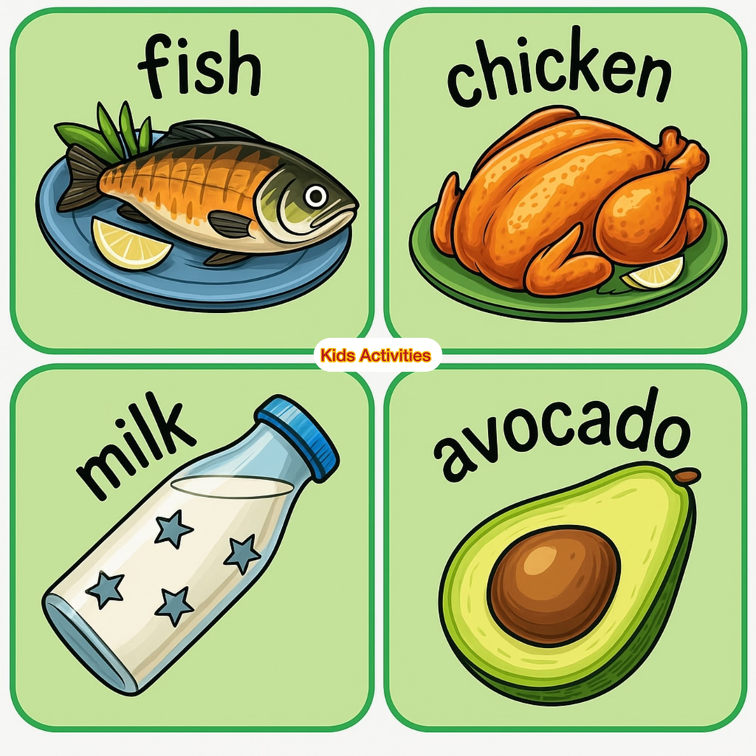 Healthy and Unhealthy Food Sorting Activity