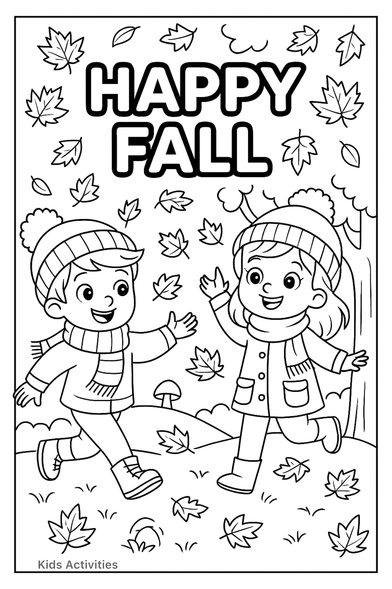 Fall Activity Coloring