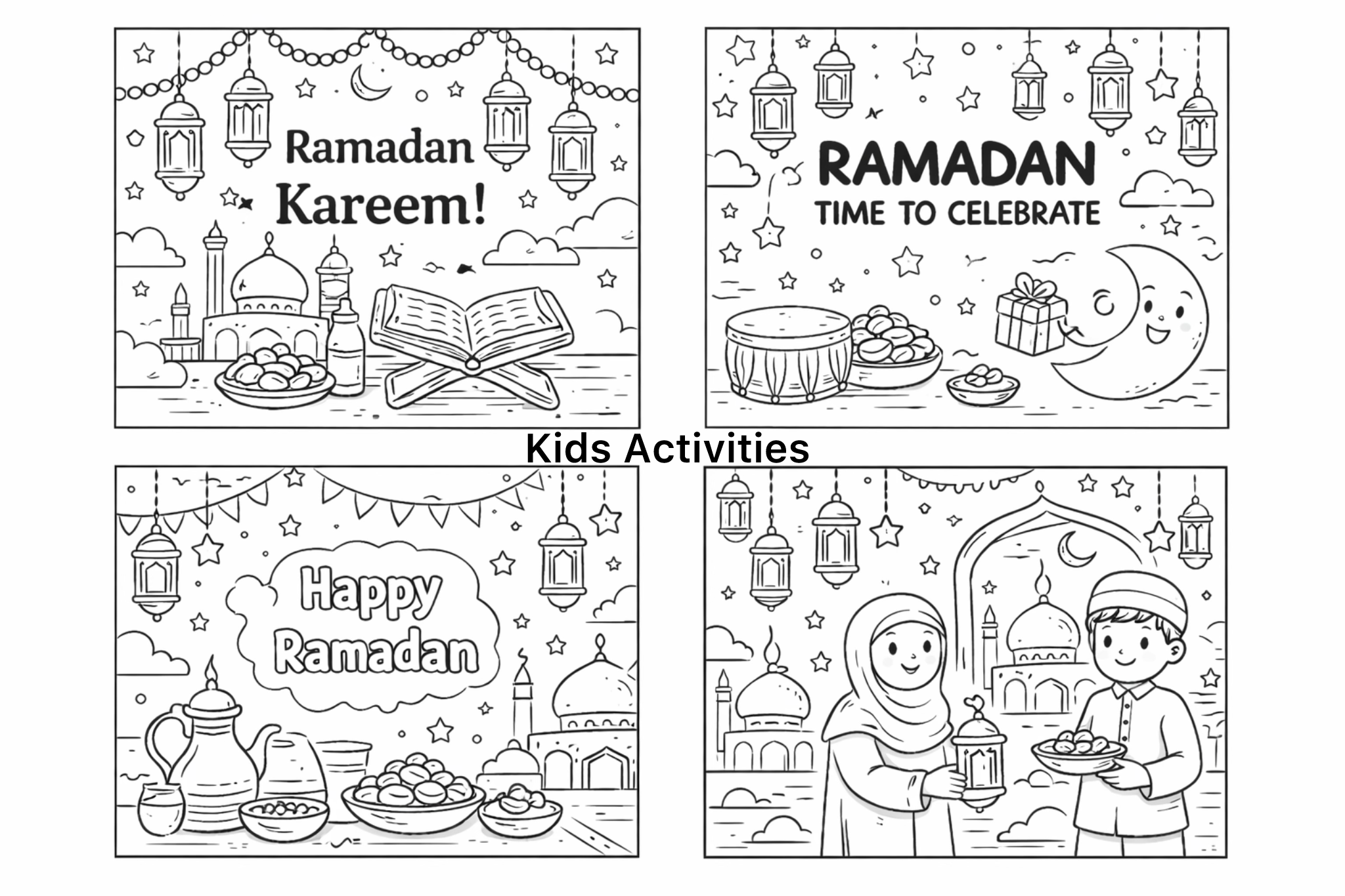 Ramadan coloring pages