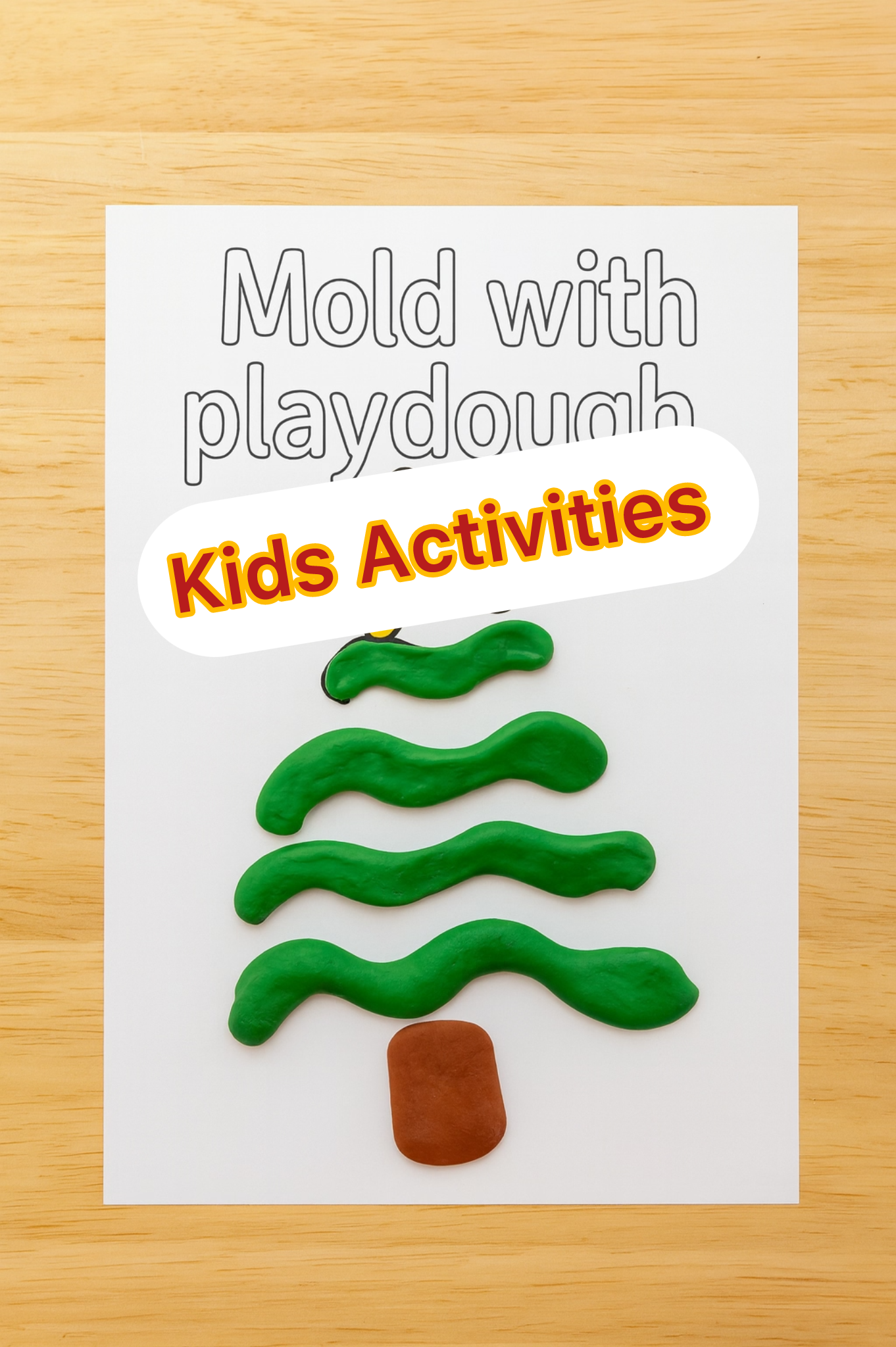 Christmas Play Dough Mats