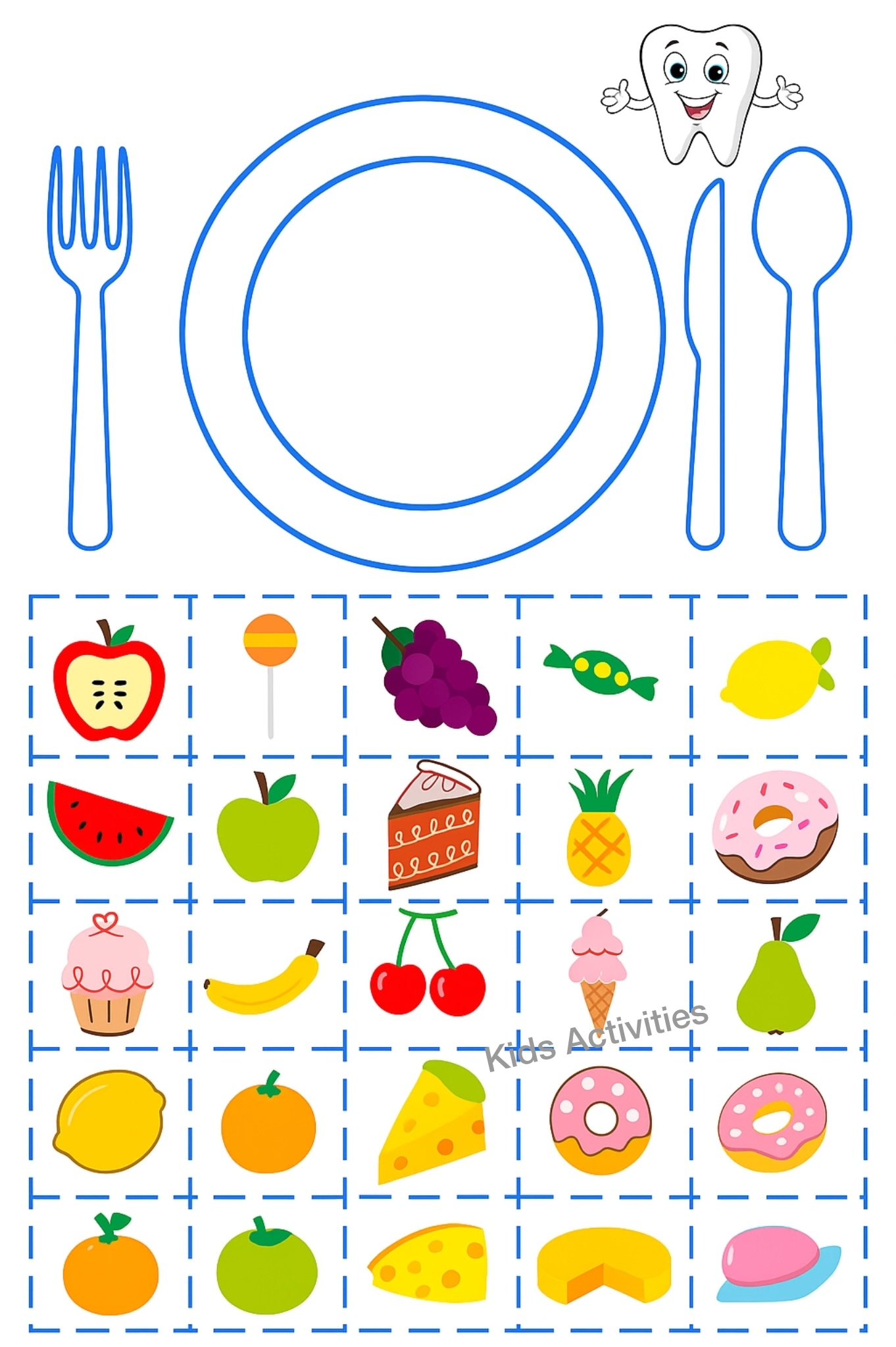 Healthy And Vegetables Food Activities